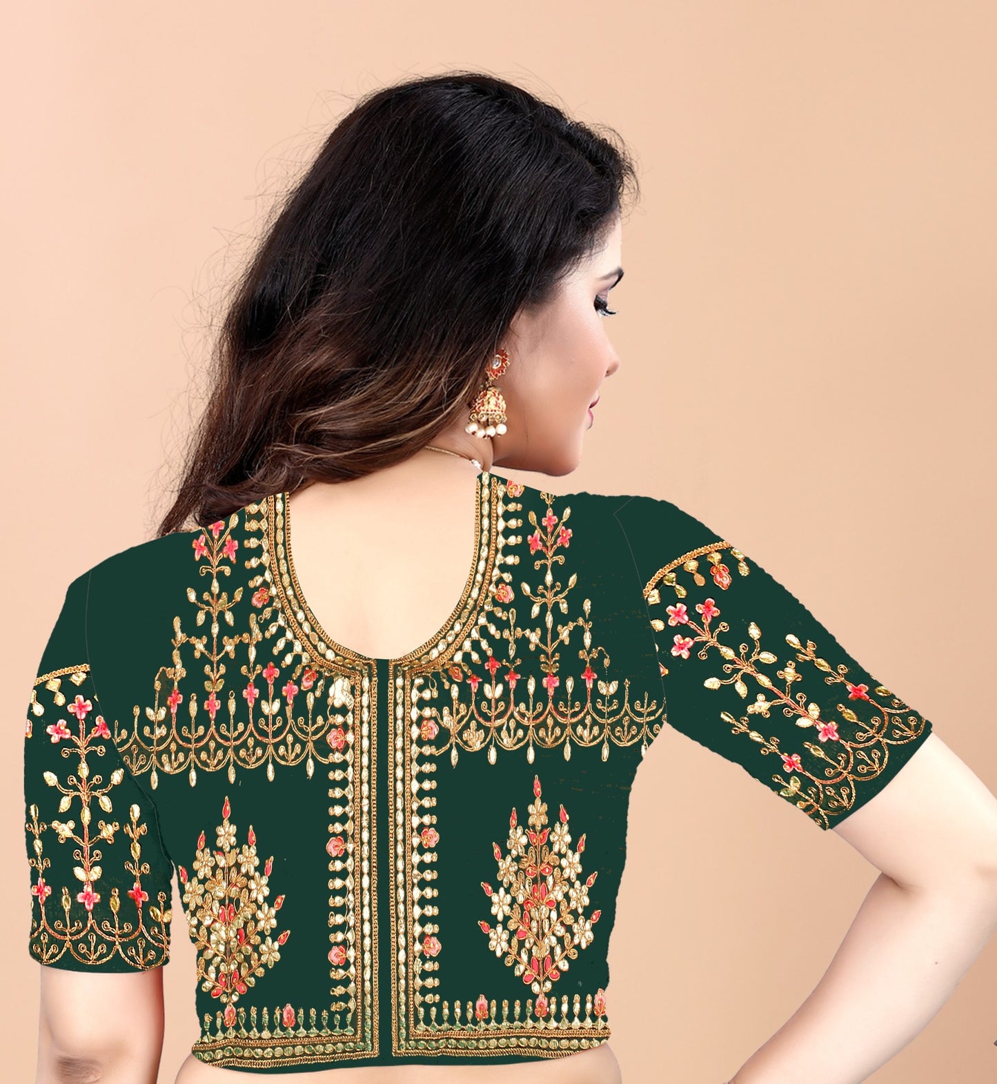Embroider: Tussar Silk Sarees Sarees for Every Occasion For Women's D22(Parrot Green)