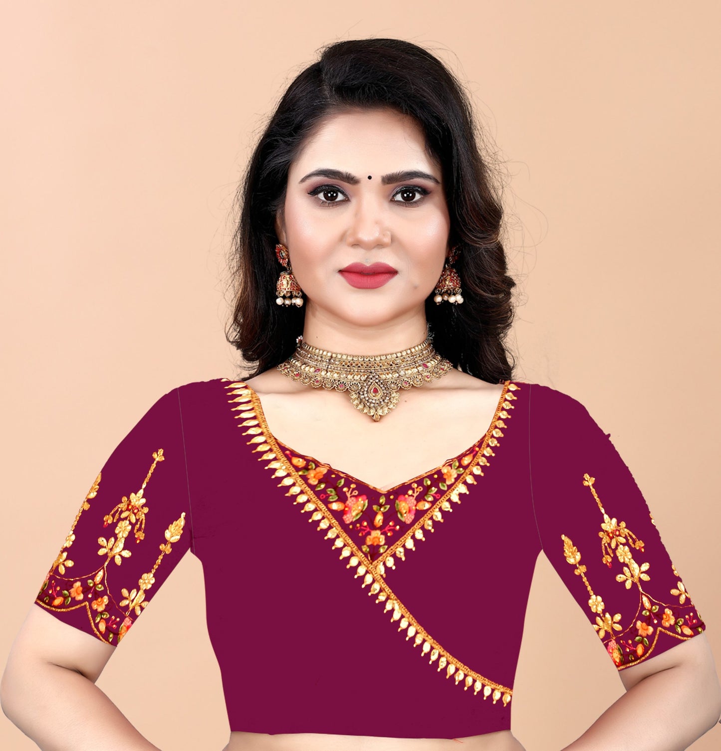 Embroider: Tussar Silk Sarees Sarees for Every Occasion For Women's D22(Gold)