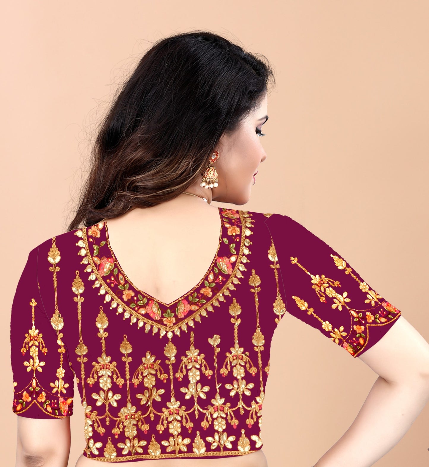 Embroider: Tussar Silk Sarees Sarees for Every Occasion For Women's D22(Gold)