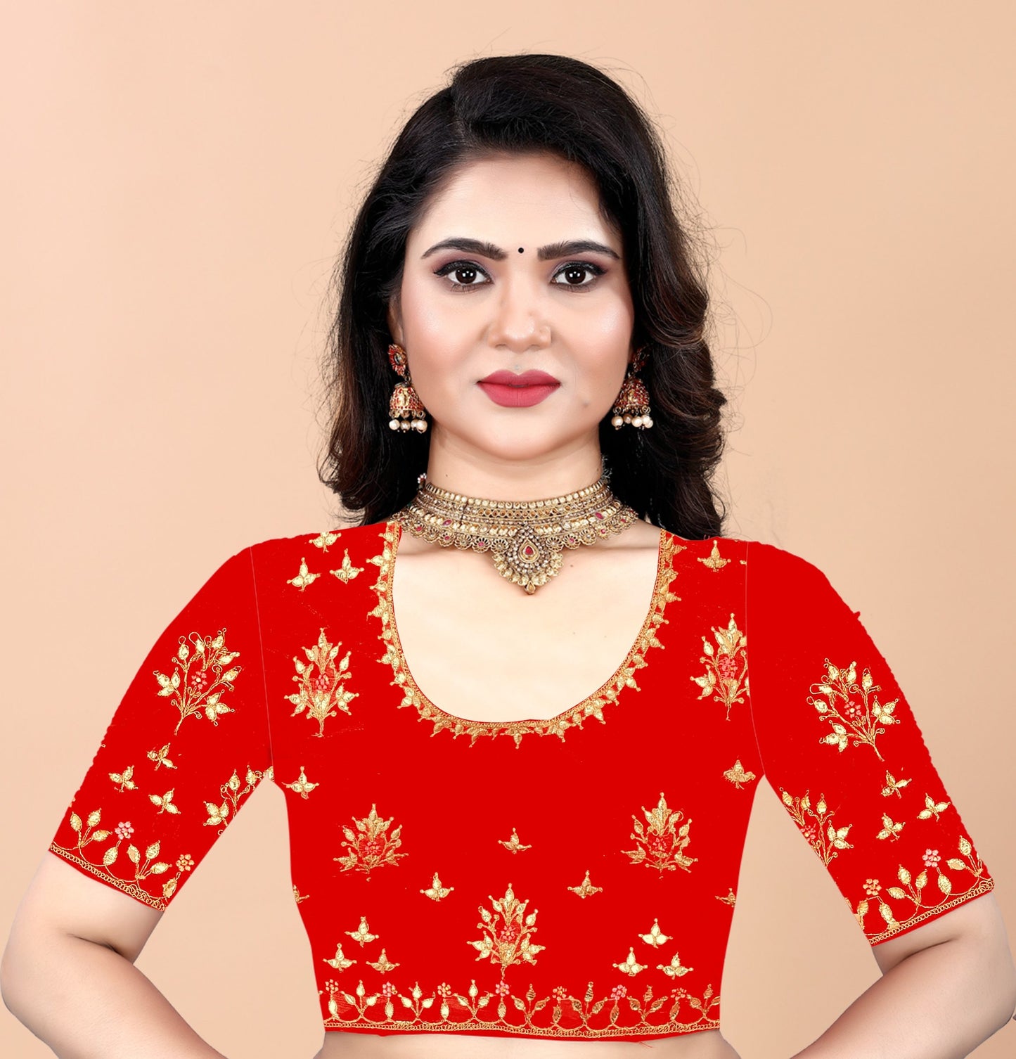 Embroider: Tussar Silk Sarees Sarees for Every Occasion For Women's D22(Pink & Red)