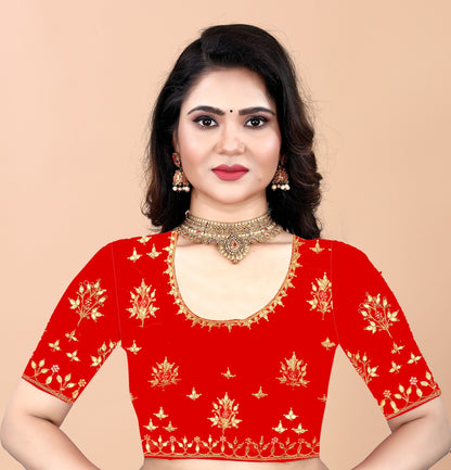Embroider: Tussar Silk Sarees Sarees for Every Occasion For Women's D22(Pink &amp; Red)