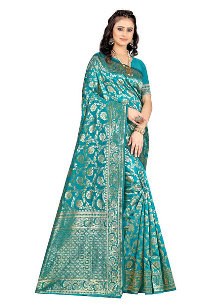 Luxurious Lightness: Braso Chiffon Sarees for Every Occasion For Women's D18 (Sea Green)